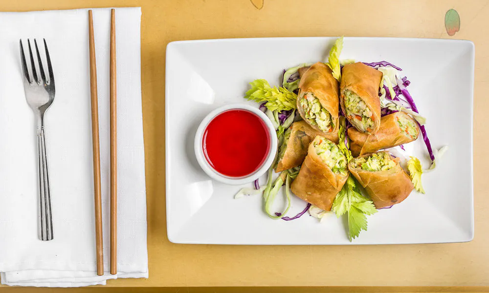 Vegetable Egg Rolls at J & J Chinese Restaurant，a Chinese Restaurant in Issaquah
